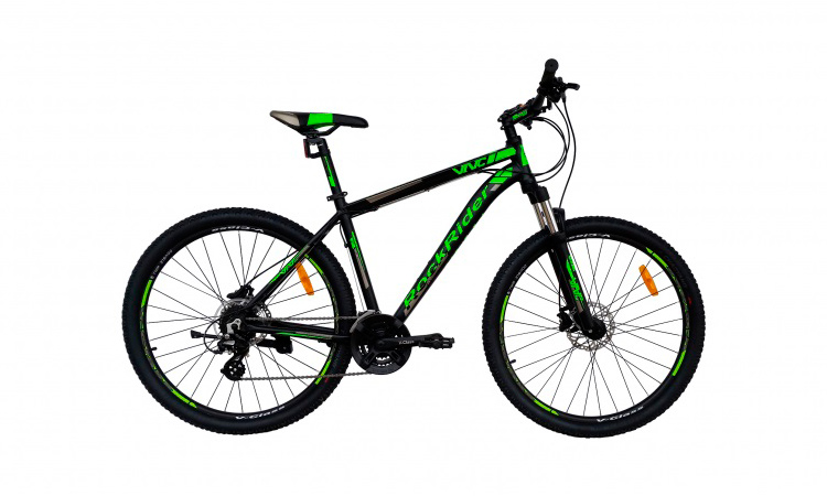 Фотография Велосипед 27,5" VNC RockRider A5 (2019) 2019 Черно-зеленый